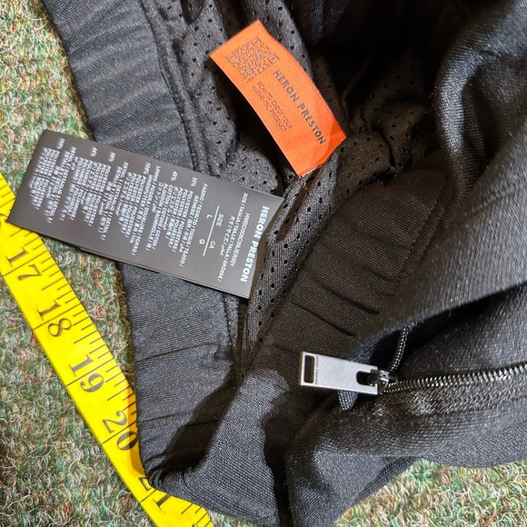 Heron Preston Logo Tape Zip Up Track Top 'Black' - Picture 16 of 16